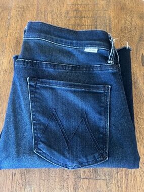 MOTHER Indigo High-Rise Skinny Jeans